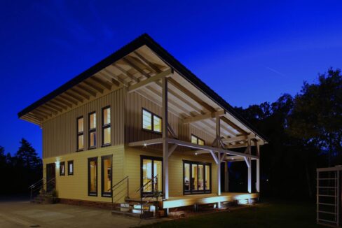 Chalet en bois 83,64 m² Office - vue 2