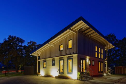 Chalet en bois 83,64 m² Office - vue 3