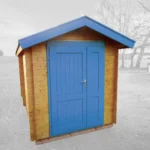 Abri de jardin en bois TS-H28-1921 - 3,99 m², 28 mm - vue 1
