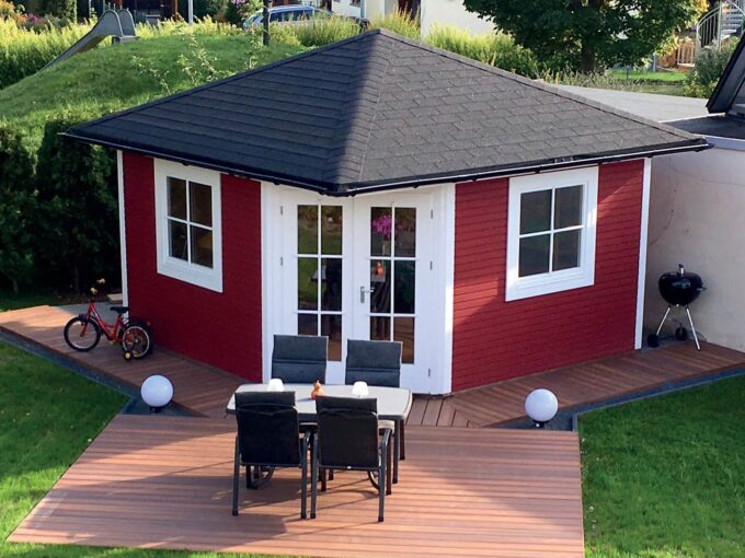 Abri de jardin bois 16 m² Louis - vue 1