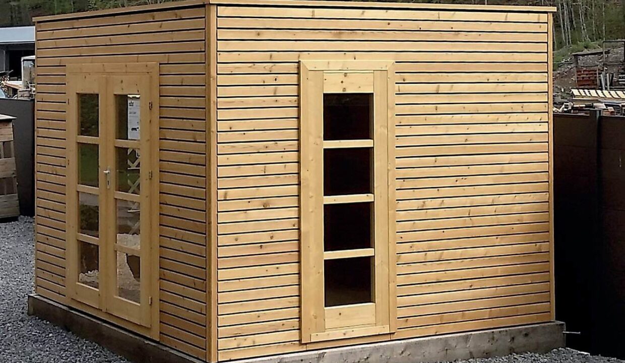Abri de jardin bois 9 m² Cubo 3030 DT - vue 2