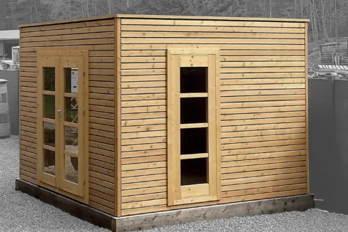 Abri de jardin bois 9 m² Cubo 3030 DT - vue 1