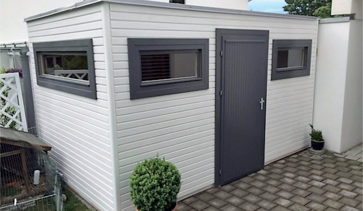 Abri de jardin bois 9,36 m² Cubo 2439 - vue 1