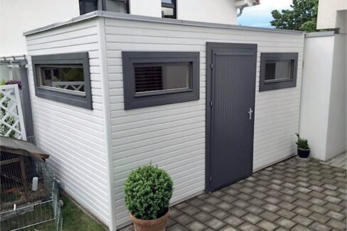 Abri de jardin bois 9,36 m² Cubo 2439 - vue 1