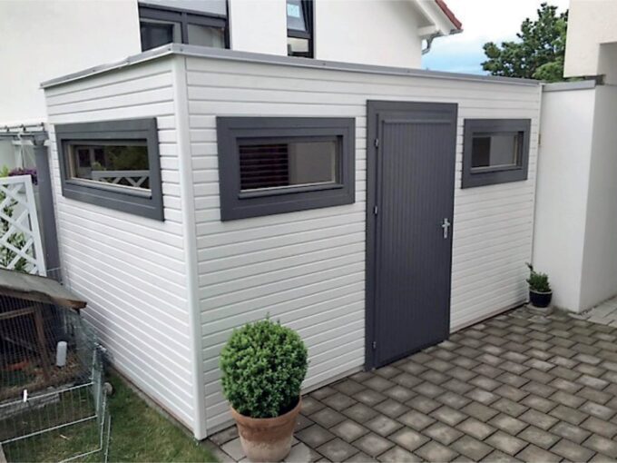 Abri de jardin bois 9,36 m² Cubo 2439 - vue 1