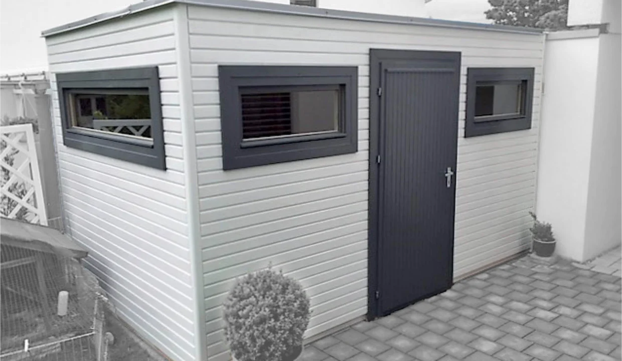 Abri de jardin bois 9,36 m² Cubo 2439 - vue 2