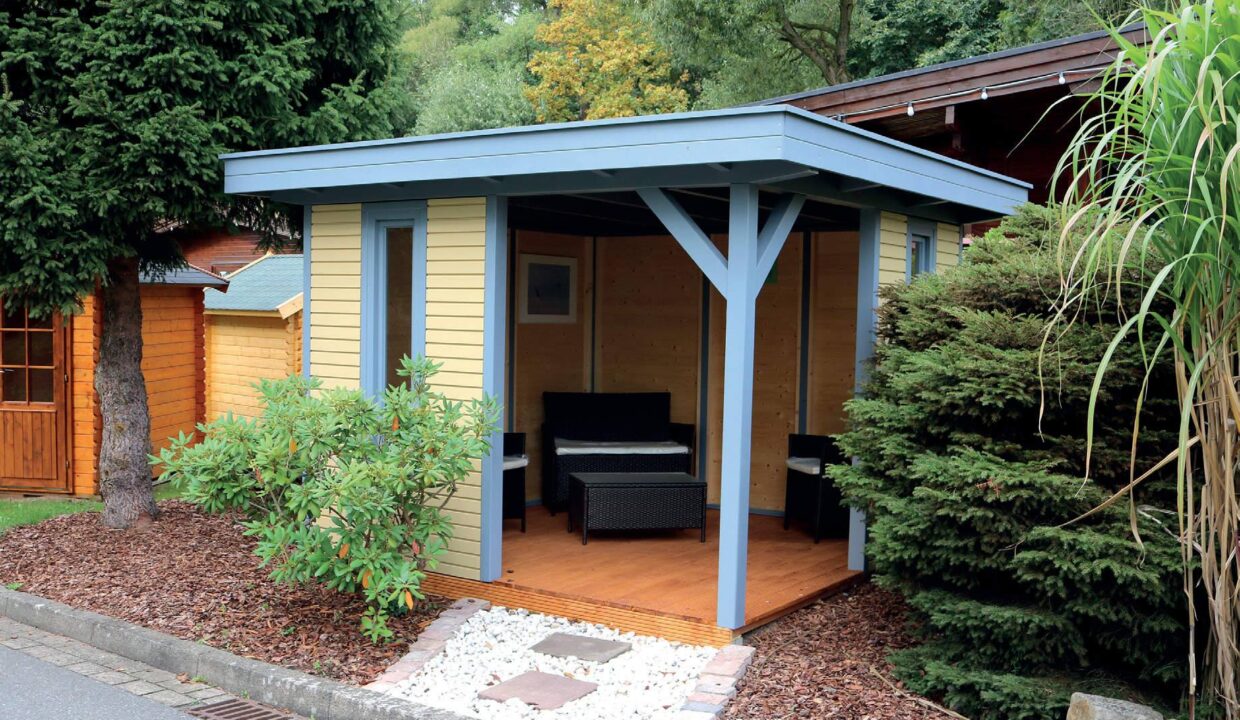 Abri de jardin bois 9 m² Omi 3030 - vue 1