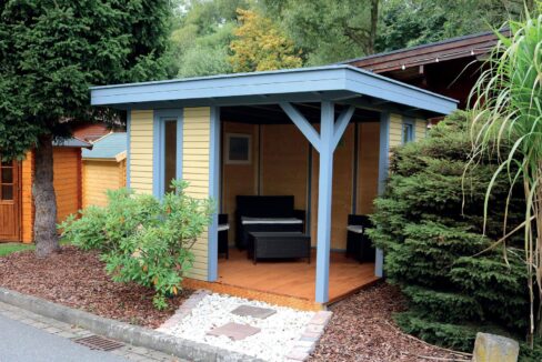 Abri de jardin bois 9 m² Omi 3030 - vue 1