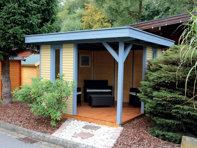 Abri de jardin bois 9 m² Omi 3030 - vue 1