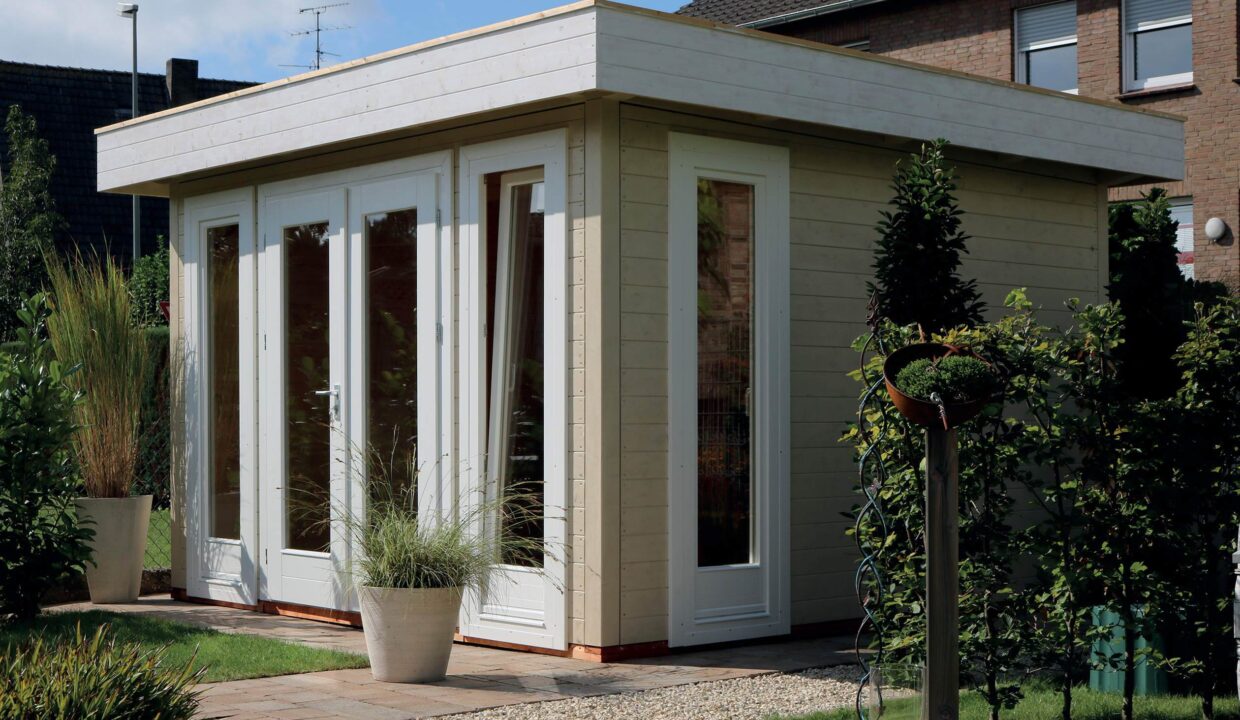 Bureau de jardin bois 12,25 m² Merano - vue 1