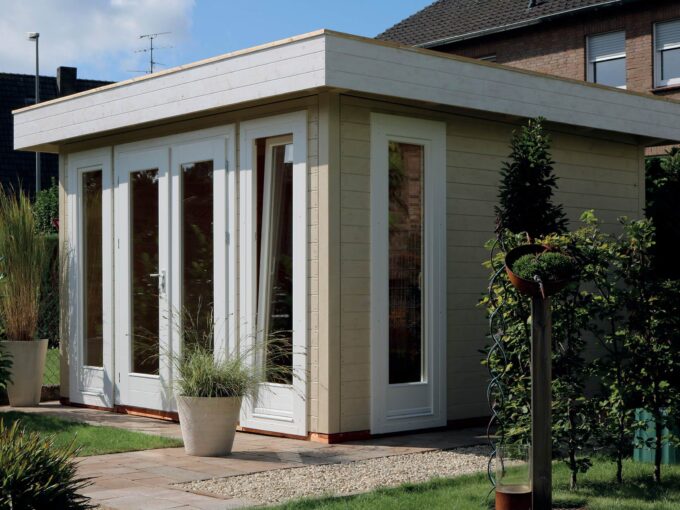 Bureau de jardin bois 12,25 m² Merano - vue 1