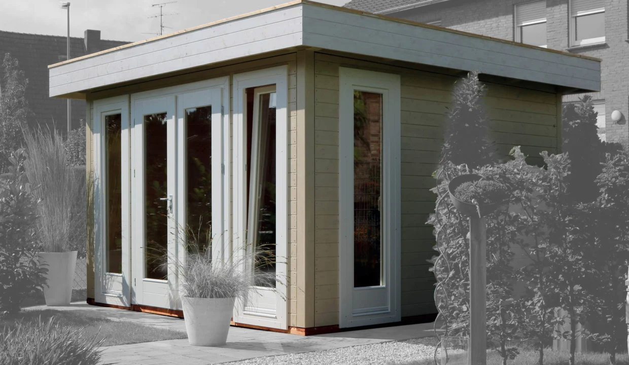 Bureau de jardin bois 12,25 m² Merano - vue 2