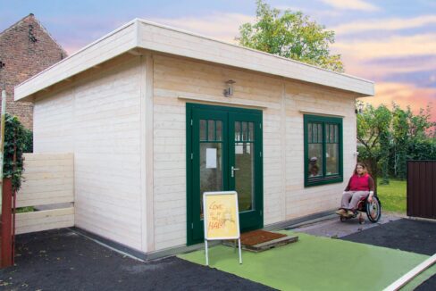 Chalet de jardin en bois 30 m² Luna - vue 2