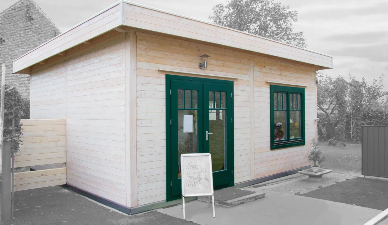 Chalet de jardin en bois 30 m² Luna - vue 1