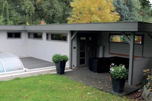 Pool house en bois 34,71 m² Poolio - vue 1