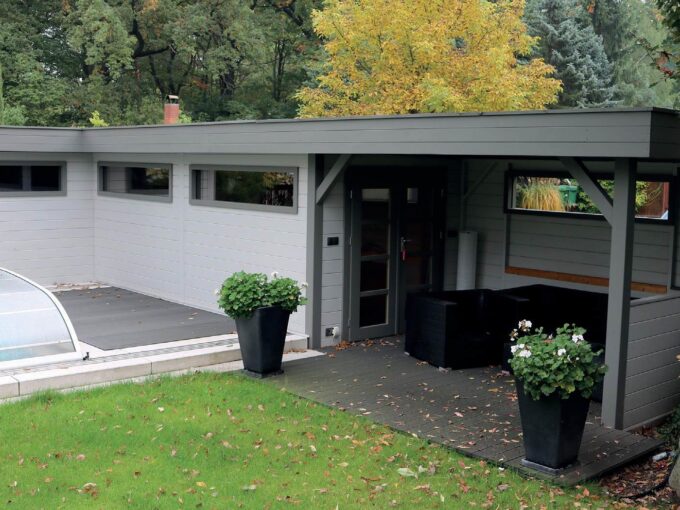 Pool house en bois 34,71 m² Poolio - vue 1