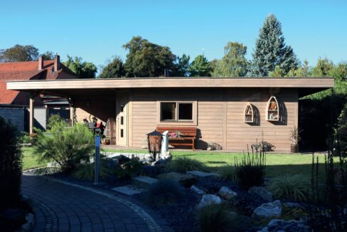 Chalet de jardin en bois 36,75 m² Grande - vue 2