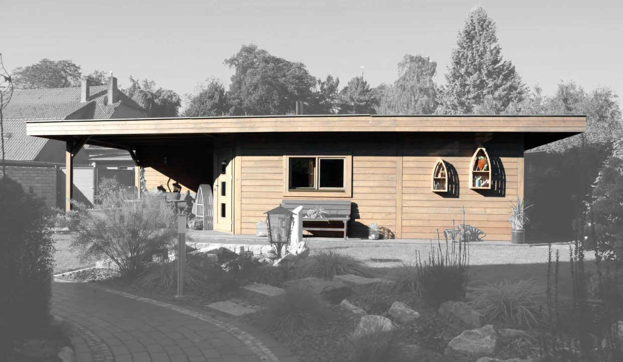 Chalet de jardin en bois 36,75 m² Grande - vue 3