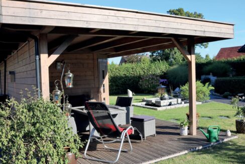 Chalet de jardin en bois 36,75 m² Grande - vue 1