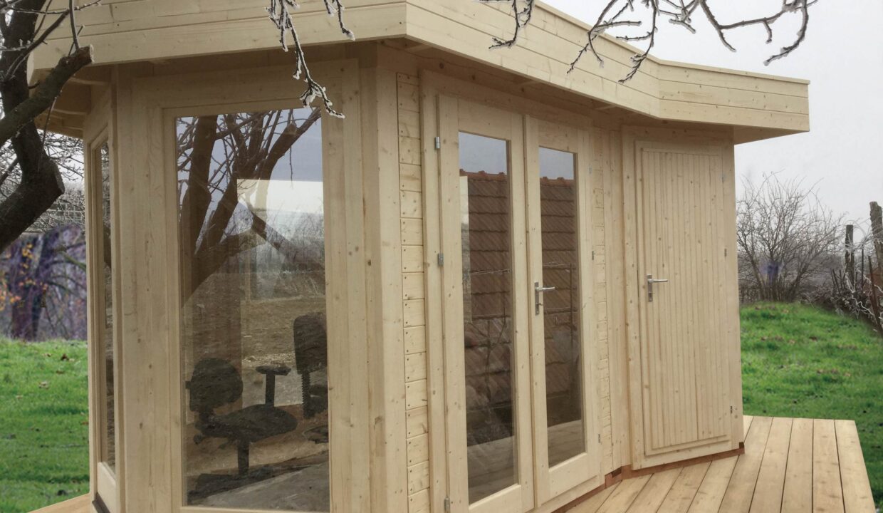 Abri de jardin bois  m² Ettagono - vue 2