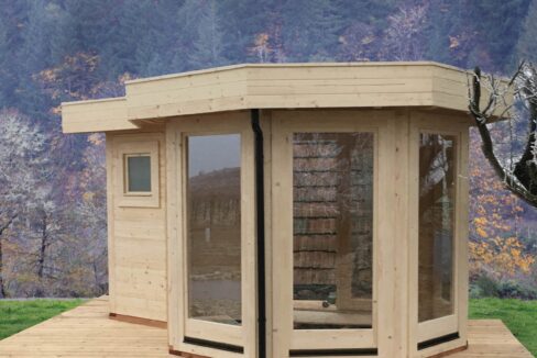 Abri de jardin bois  m² Ettagono - vue 3