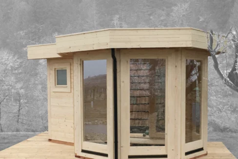 Abri de jardin bois  m² Ettagono - vue 1