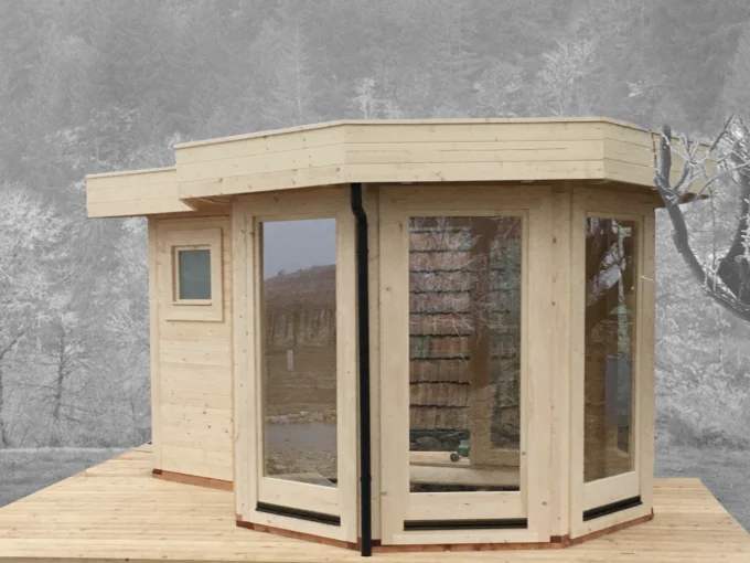Abri de jardin bois  m² Ettagono - vue 1