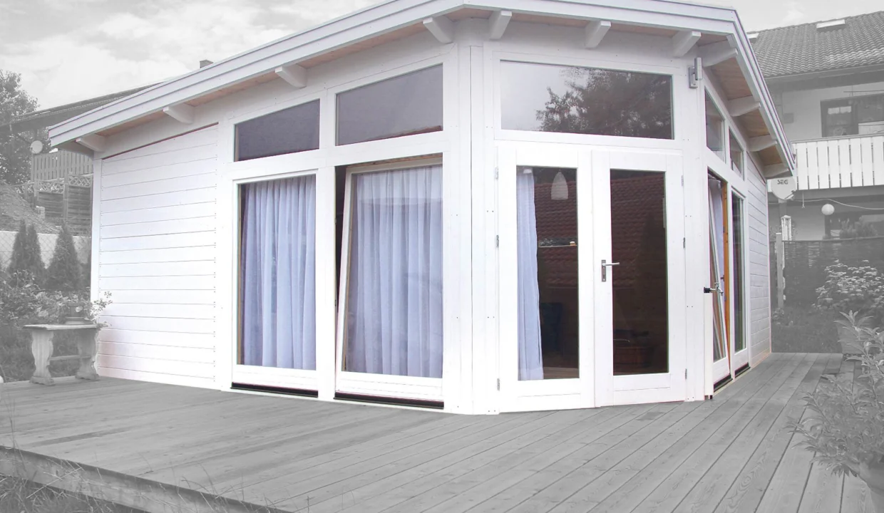 Chalet de jardin en bois 36 m² Bella - vue 1