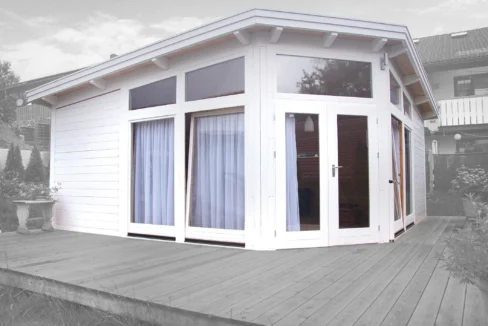 Chalet de jardin en bois 36 m² Bella - vue 1