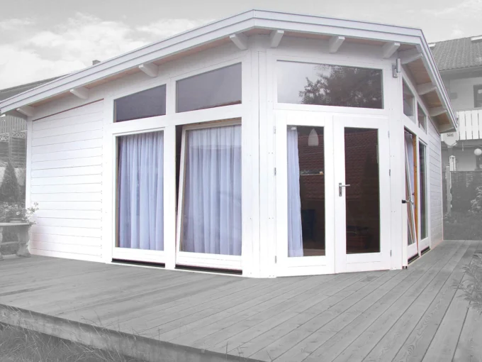 Chalet de jardin en bois 36 m² Bella - vue 1