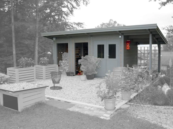 Chalet en bois CARA LEGNO 2520P + 300AN + 145SD - vue 1