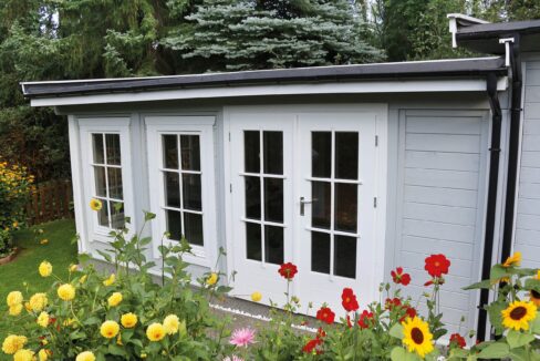 Abri de jardin bois 13,33 m² Stella Due - vue 1