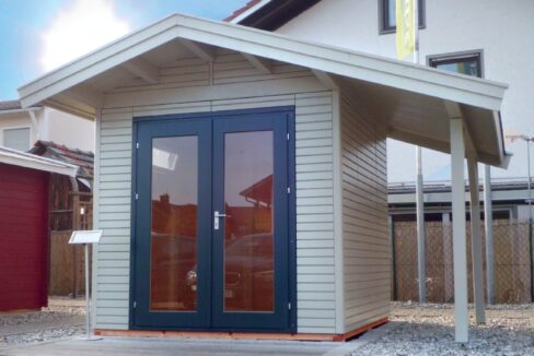 Abri de jardin bois 6,25 m² Easy 2525 S + SD - vue 1