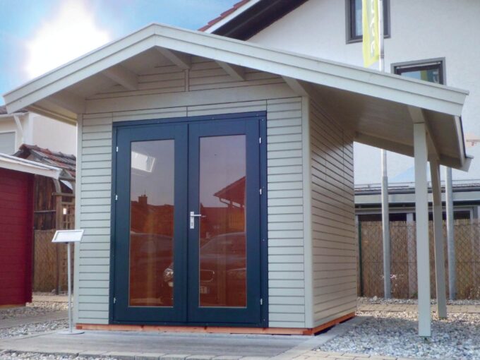 Abri de jardin bois 6,25 m² Easy 2525 S + SD - vue 1