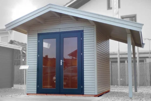 Abri de jardin bois 6,25 m² Easy 2525 S + SD - vue 2