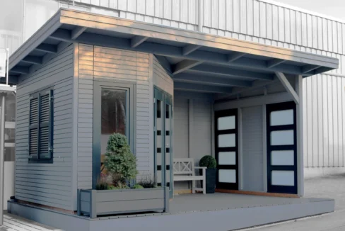 Abri de jardin bois  m² Easy 3126 P + AN - vue 2