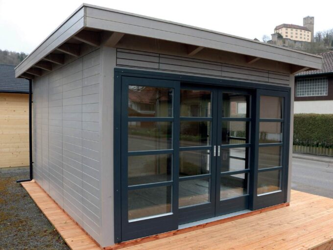 Abri de jardin bois  m² Easy 3535 F + 100 SD - vue 1