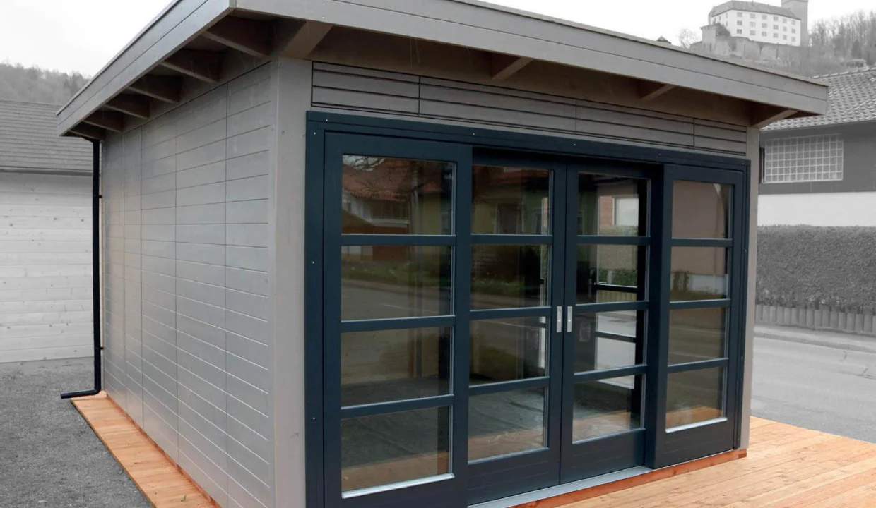 Abri de jardin bois  m² Easy 3535 F + 100 SD - vue 3