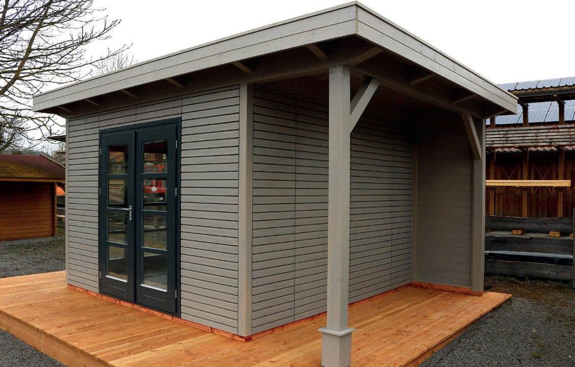 Abri de jardin bois m² Easy 3535 F + 100 SD - vue 2