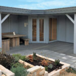 Abri de jardin bois 6,88 m² Easy 2525 F + 2 X SD - vue 1