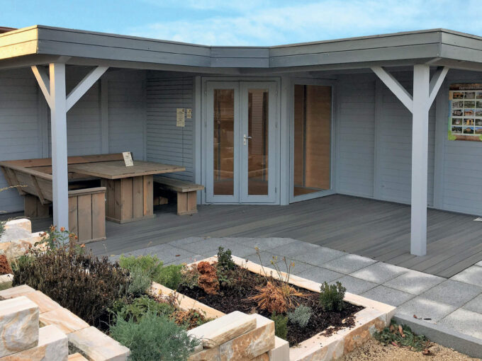 Abri de jardin bois 6,88 m² Easy 2525 F + 2 X SD - vue 1