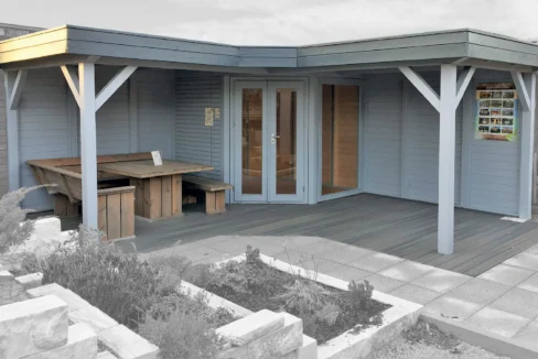 Abri de jardin bois 6,88 m² Easy 2525 F + 2 X SD - vue 2