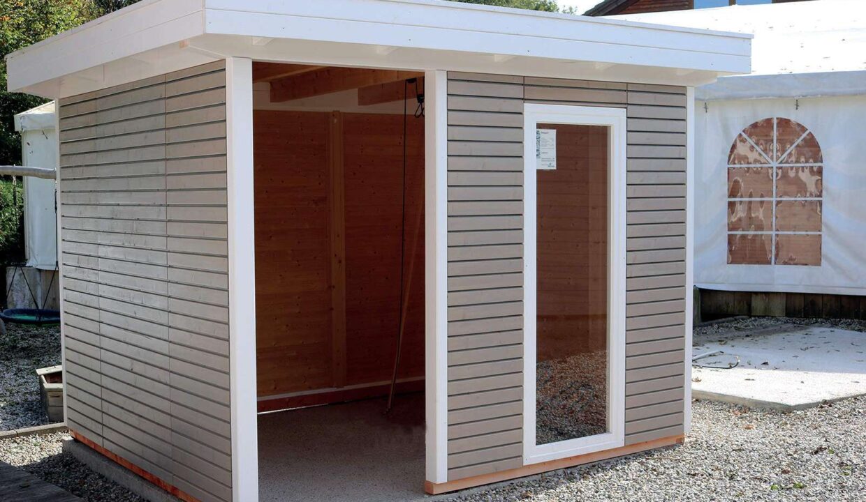 Abri de jardin bois 7,5 m² Easy 2530 F - vue 1