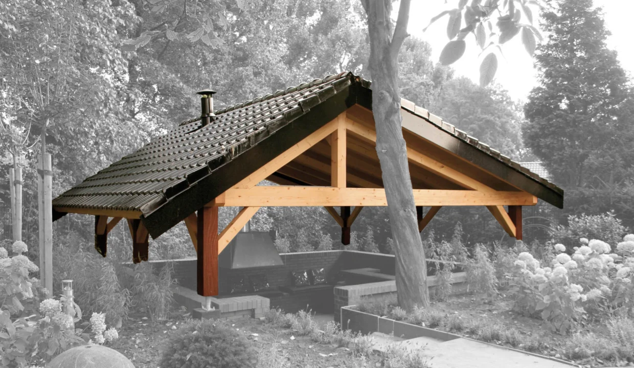 Construction de jardin en bois 30 m² Helena 6 - vue 1