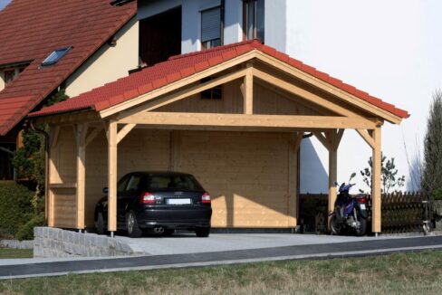 Carport en bois 30,16 m² Prestige 5950 - vue 4