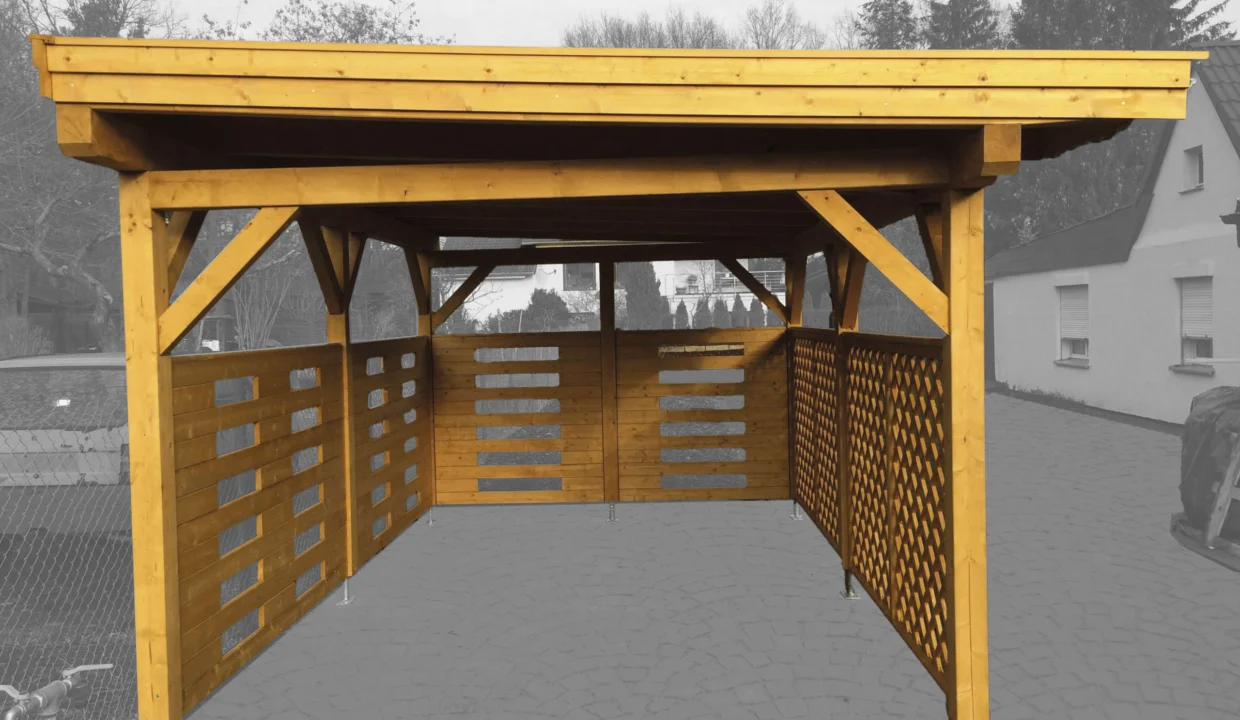 CARPORT ELA 3250 P - 16,2 m² - vue 1