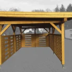 CARPORT ELA 3250 P - 16,2 m² - vue 1