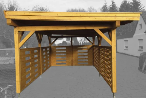 CARPORT ELA 3250 P - 16,2 m² - vue 1