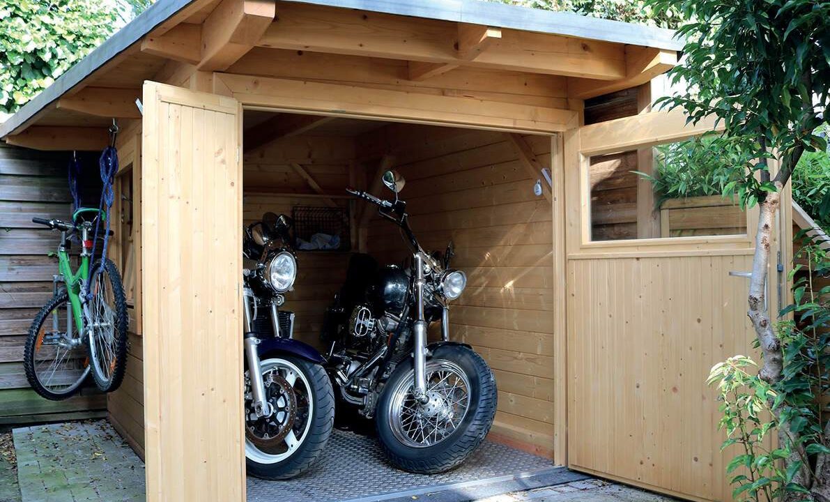 Garage en bois 4,5 m² Moto 1825 - vue 1