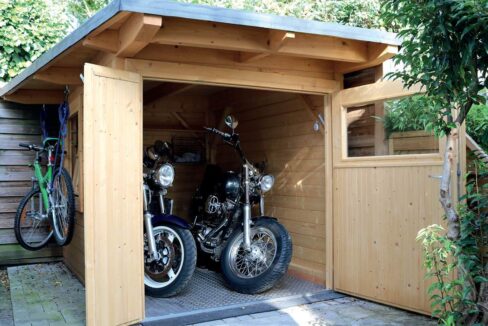 Garage en bois 4,5 m² Moto 1825 - vue 1